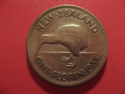 Nouvelle-Zélande - One Florin 1933 George V 5338 - New Zealand