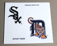 Autocollant Basket NBA Chicago White Sox Detroit Tigers Pub Frosties 1995 - Autres & Non Classés