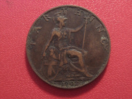 Grande-Bretagne - UK - Farthing 1902 Edward VII 6052 - B. 1 Farthing