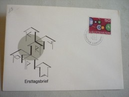 FDC Europa 1961 Vaduz 13/10/1961 - Briefe U. Dokumente