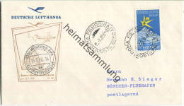 Luftpost Deutsche Lufthansa - Erstflug Rom - München Am  15.Juli 1958 - Airmail