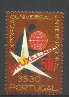 Portugal - 1958 Brussels Fair 3.30e MNH  **  Sc 831 - Ungebraucht