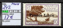 New Caledonia 1941 Minr.242  MNH (**)  ( Lot C 73 ) - Neufs