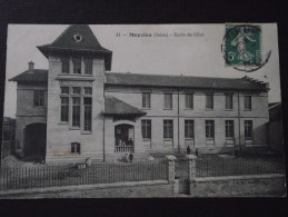 MEYZIEU (Rhône, Ex Isère) - Ecole De Filles - Animée - Voyagée - Meyzieu