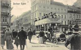 Allemagne   Berlin     Automobil-Omnibus Unter Den Linden - Friedrichshain