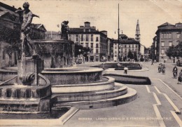Italy 1951 Used Postcard, Modena Largo Garibaldi E Fontana, Postmark Obbligazioni 6% IMI Credito Navale - Entiers Postaux