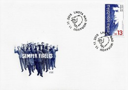 Czech Republic - 2015 - Personalities - Jan Opletal, Anti-Nazi Resistance Activist - FDC (first Day Cover) - FDC