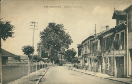 57 FAULQUEMONT / Avenue De La Gare / CARTE RARE - Faulquemont