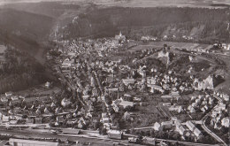 Blaubeuren - Luftbild M.Bahnhof 1958 - Blaubeuren