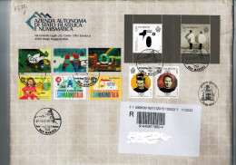 San Marino 2015 Busta FDC Natale - 40 Anniv.Istituto Musicale - 200 Nascita Don Bosco - 10 Corso Laurea Design   ° VFU - Gebruikt