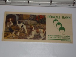 BUVARD Publicitaire  BLOTTING PAPER   Coiffure  .PETROLE HAHN .chiots - Parfums & Beauté