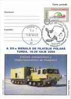 33875- MCMURDO ANTARCTIC STATION, FIREMEN TRUCK, SPECIAL POSTCARD, 2004, ROMANIA - Bases Antarctiques