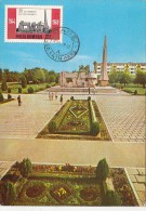 33968- CAREI HEROES MONUMENT, MAXIMUM CARD, 1969, ROMANIA - Maximumkaarten