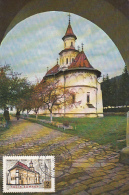 33978- PUTNA MONASTERY, MAXIMUM CARD, 1970, ROMANIA - Abbayes & Monastères