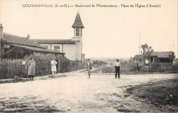 GOUSSAINVILLE BOULEVARD DE MONTMORENCY PLACE DE L'EGLISE ( L'AVENIR ) 95 VAL D'OISE - Goussainville