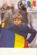 34041- ROMANIAN 1989 REVOLUTION, THE LITTLE REVOLUTIONAR, FLAG, MAXIMUM CARD, 1990, ROMANIA - Maximumkarten (MC)