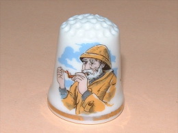 Dé A Coudre En Porcelaine - BERCK PLAGE - A3 - Thimbles