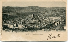 CPA 34  LODEVE VUE PRISE DE RIBAUDRAC 1902 - Lodeve