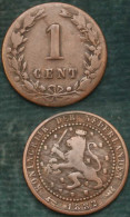 M_p> Olanda O Paesi Bassi 1 Cent 1882 - 1849-1890 : Willem III