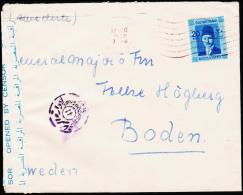 1939. 20 M. CAIRO 29 .DEC 39. POSTAL CENSOR DEPT To Boden, Sweden.  (Michel: 232) - JF181700 - Storia Postale