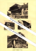 Photographien / Ansichten , 1928 , Montbovon , Charmey , Bellegarde , Lessoc , Prospekt , Architektur , Fotos !! - Bellegarde