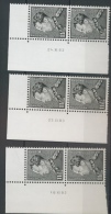 2111 Poortman 11F    **  3 Paiares De Timbres Avec 3 Dates Différentes - 1981-1990