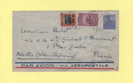 Aeropostale - Sao Paulo Destination Nantes - 30 Mars 1930 - Arrivee 6 Avril 1930 - 1960-.... Lettres & Documents