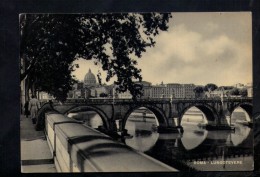 N1611 ROMA ( Rome ) LUNGOTEVERE ANIMATO - PONT, PONTE, BRIDGE - NN VIAGGIATA - Brücken