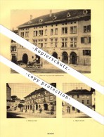 Photographien / Ansichten , 1928 , Romont , Rue , Bez. Glane , Prospekt , Architektur , Fotos !!! - Romont