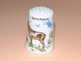 Dé A Coudre En Porcelaine - SERRE-PONCON - B7 - Fingerhüte