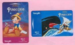 New Zealand - 1995 Disney - Pinocchio Set (2) - NZ-A-109/110 - Mint - Nuova Zelanda