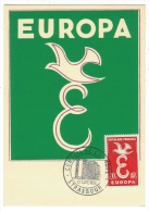 France // Carte Maximum // / Europa 1958 - 1950-1959