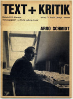 Arno Schmidt  -  Text U. Kritik Nr. 20  -  Zeitschrift Für Literatur  -  Mai 1968 - Biografieën & Memoires