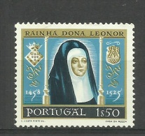 Portugal - 1958 Queen Leonor 1.50e MNH  **  Sc 841 - Unused Stamps