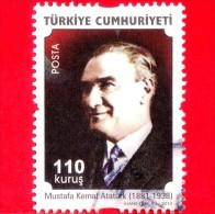 TURCHIA - Usato - 2010 - Mustafa Kemal Atatürk (1881-1938) - 110 - Gebraucht