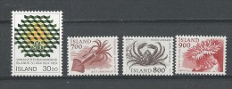 Islande:574 +  589/ 591 ** - Unused Stamps