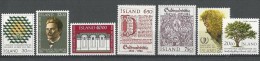 Islande:574/ 578  +  587/ 588 ** - Unused Stamps