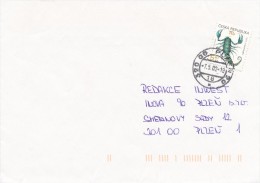 K5509 - Czech Rep. (2002) 320 00 Plzen 20 (letter) Tariff: 5,40 Kc ("Sign Of Zodiac" - Shift In Green And Ocher Colors!) - Errors, Freaks & Oddities (EFO)