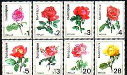 BULGARIA \ BULGARIE - 1970 - Roses - 8v** MNH - Unused Stamps
