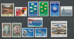 Islande:  466 + 472/ 474 + 478 + 480/ 482 + 485/ 488 ** - Unused Stamps