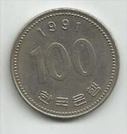 Korea South 100 Won 1991. - Coreal Del Sur