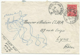 FM N°12 SUR LETTRE DU 10/7/1950 - Military Postage Stamps