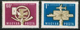 HUNGARY - 1958.Letter Writing Week Cpl.Set MNH! - Nuevos