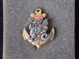 Insignes Militaire "38ème Groupement De Camp - 7ème Régiment Infanterie De Marine "ENGINEER REGIMENT " - Marinera