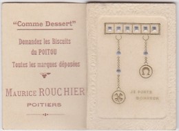 CALENDRIER BIJOU 1916  Biscuits Du Poitou - Small : 1901-20