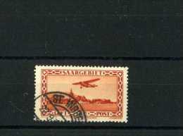 - SARRE  POSTE AERIENNE . TIMBRE DE 1932 . OBLITERE  . CHARNIERE . - Airmail