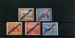 - SARRE  SERVICE . TIMBRES DE 1922/23 . OBLITERES  . AVEC OU SANS CHARNIERE . - Officials