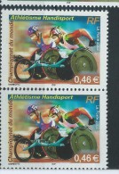 [12] Variété : N° 3495 Athlétisme Handisport Roues Vertes Au Leu D'olives  + Normal ** - Ungebraucht