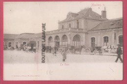 03 - MOULINS--la Gare---attelages--animé---precurseur - Moulins
