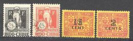 Indochine: Entre Yvert N° Taxe 31/2 + 57 + 61; Lot  4 Valeurs;voir Le Scan; A PROFITER!!! PETIT PRIX!!! - Timbres-taxe